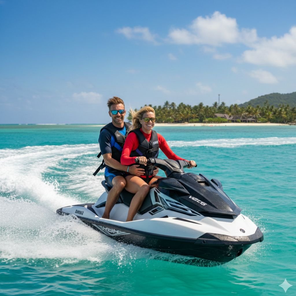 Jet Ski Fun Ride with couple in langkawi